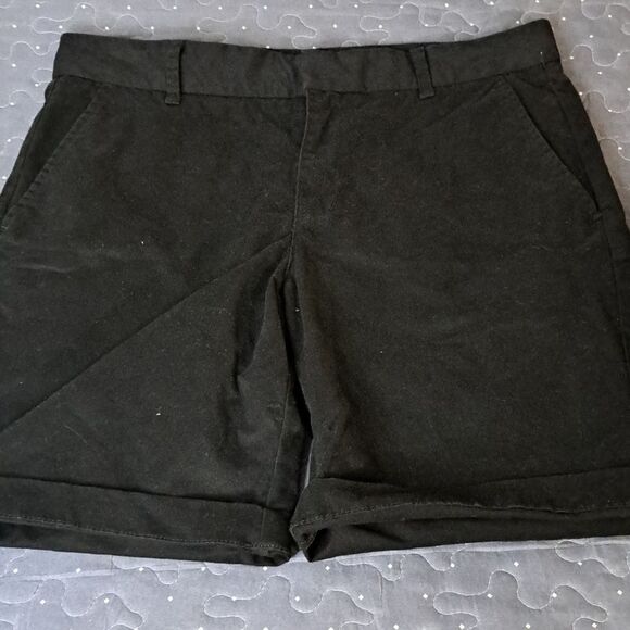 STYLUS Boyfriend Bermuda black shorts size 4 - Picture 1 of 6